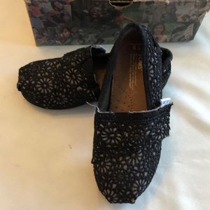 Classic Black Crochet Tiny Toms